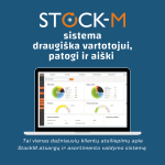 StockM atsargų ir asortimento valdymo sistemos vartotojo patirtis (user experience)